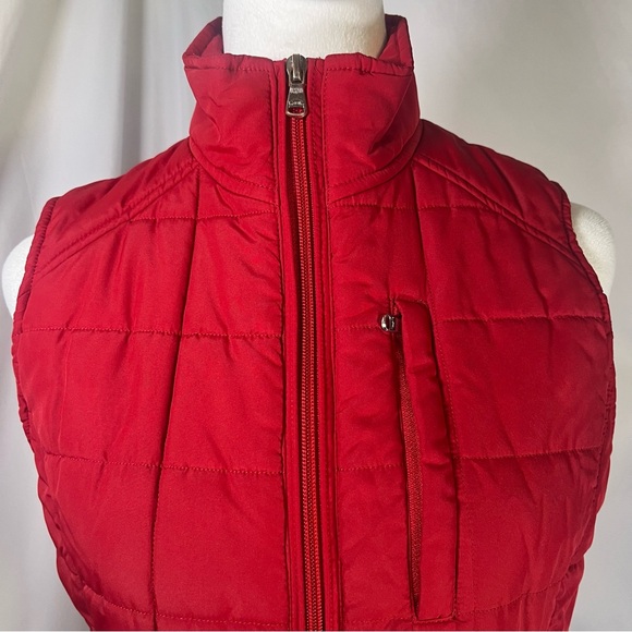 Lauren Ralph Lauren Quilted Vest‎ Red Size Small - Picture 5 of 12